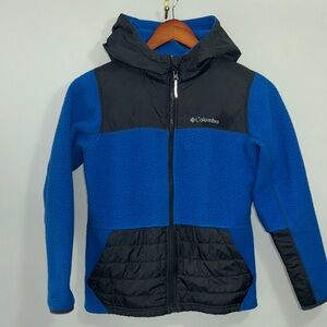 Columbia Hooded Fleece Jacket size M(10/12)